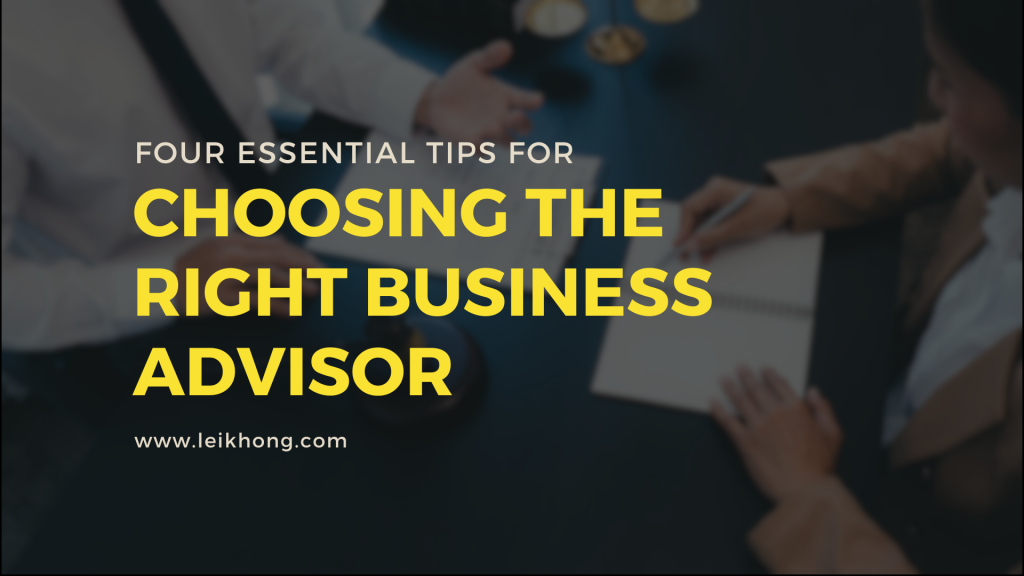 Choosing the right business advisor or business coach
